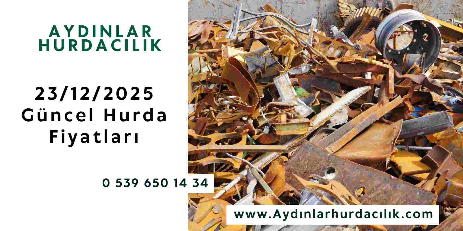 23/12/2025 Güncel Hurda Fiyatları