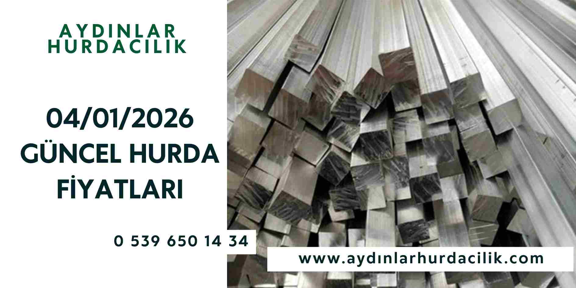 04/01/2026 Güncel Hurda Fiyatları